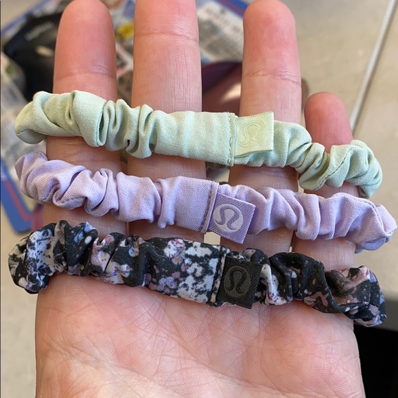 lululemon athletica Accessories - 5 Lululemon Skinny Scrunchies